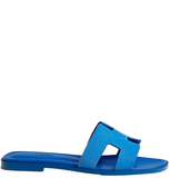  Dép Nữ Hermes Oran Sandal 'Bleu Pacifique' 