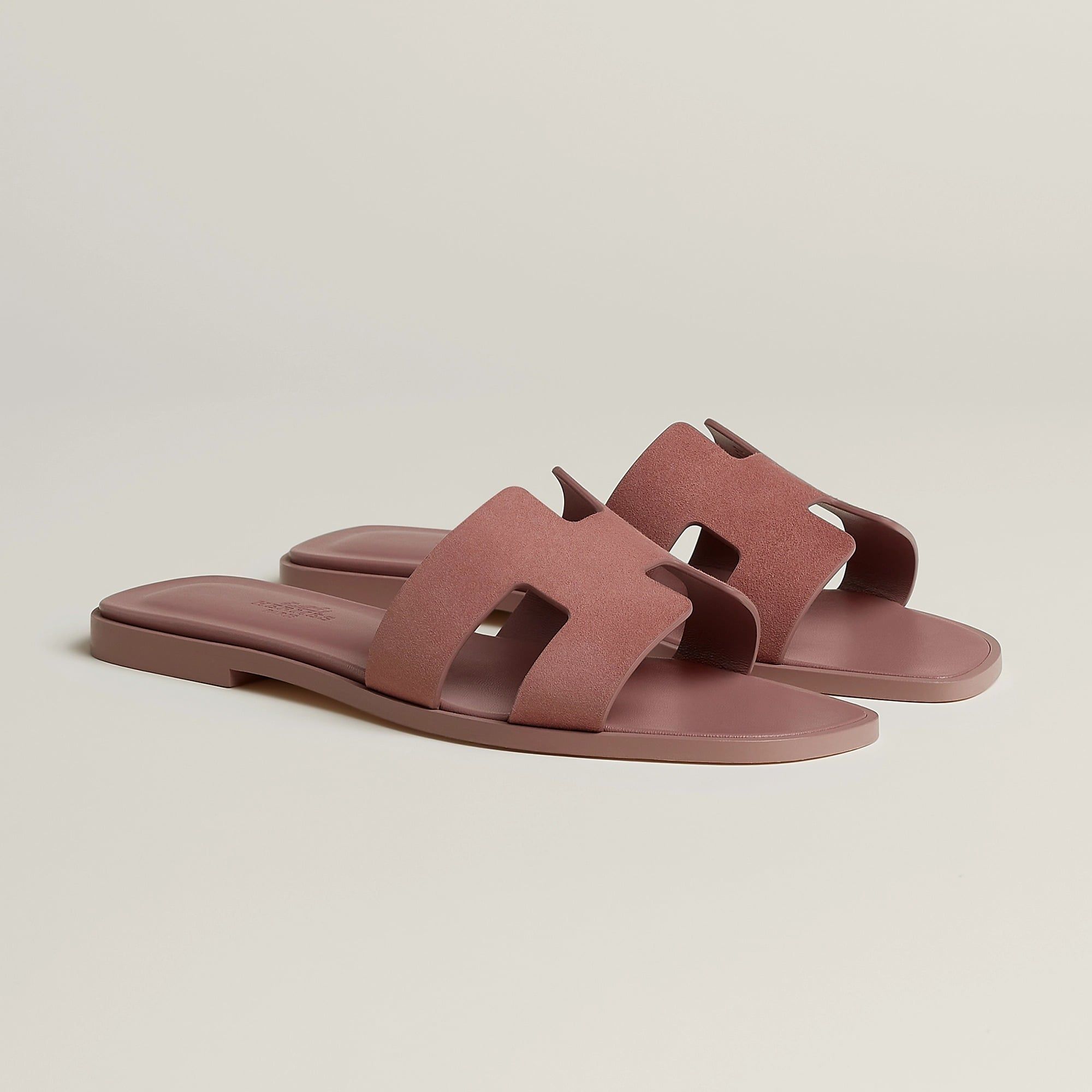 Dép Nữ Hermes Oran Sandal 'Rose Antique' 