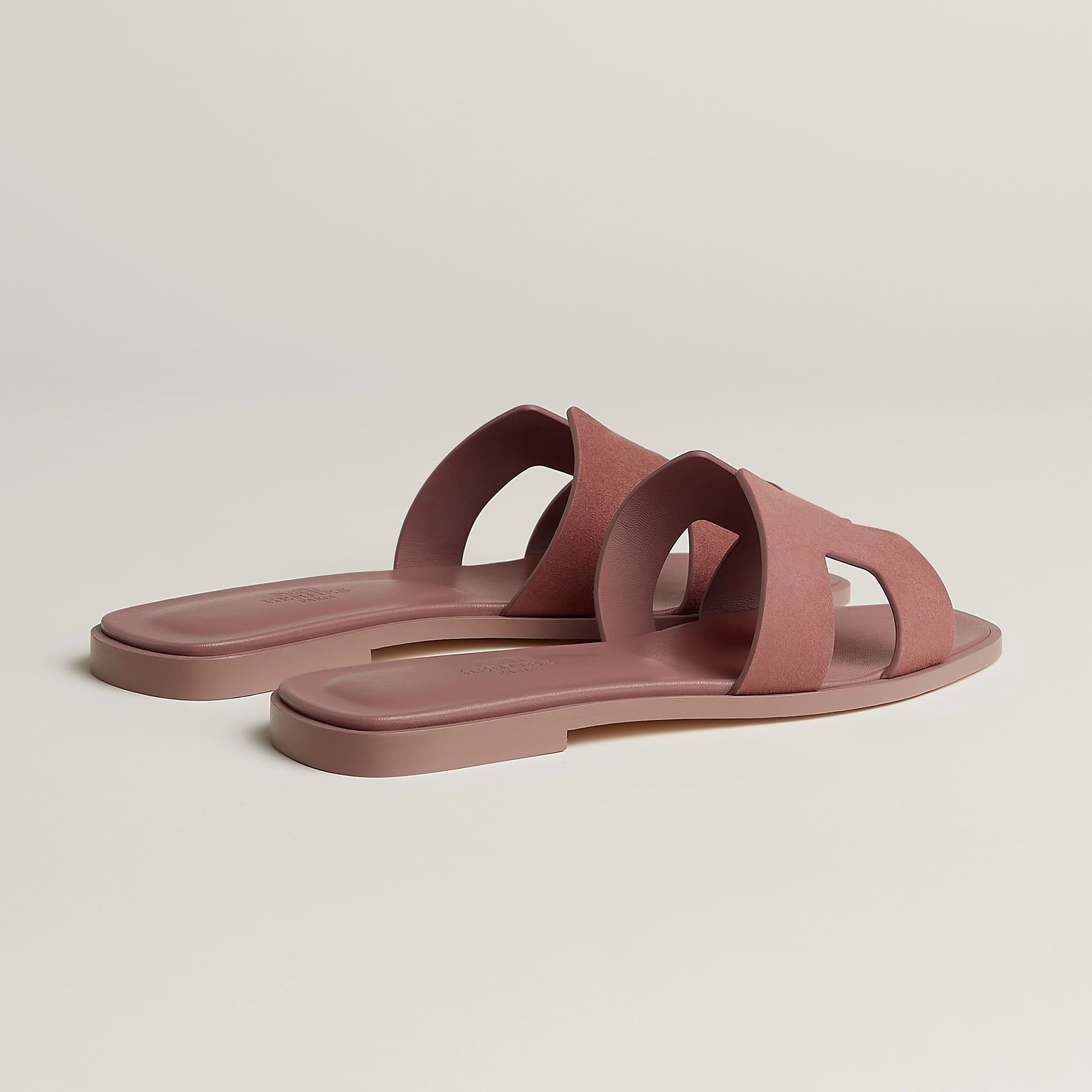  Dép Nữ Hermes Oran Sandal 'Rose Antique' 