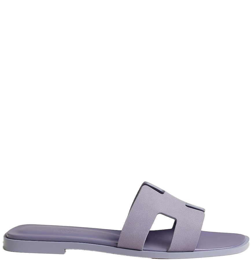  Dép Nữ Hermes Oran Sandal 'Violet Glycine' 