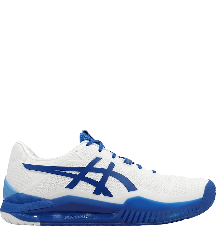  Giày Nam Asics Gel Resolution 8 'White Blue' 