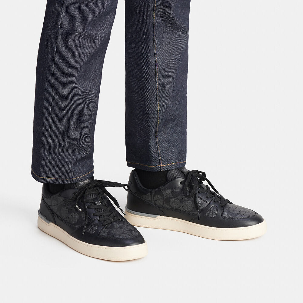  Giày Nam Coach Citysole Court Sneaker 'Black' 