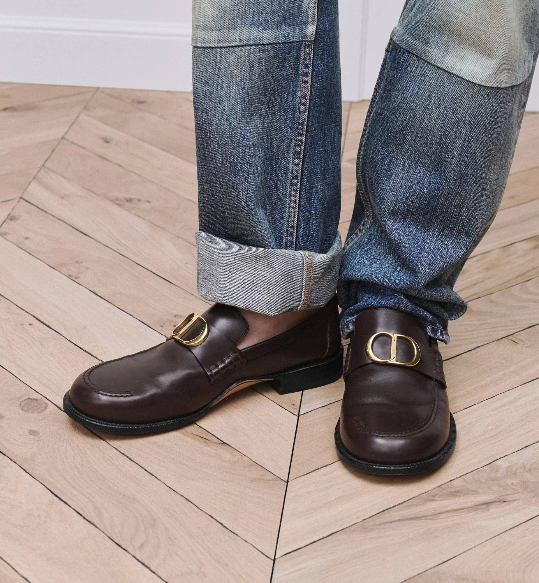  Giày Nam Dior Archie Loafer 'Deep Brown' 