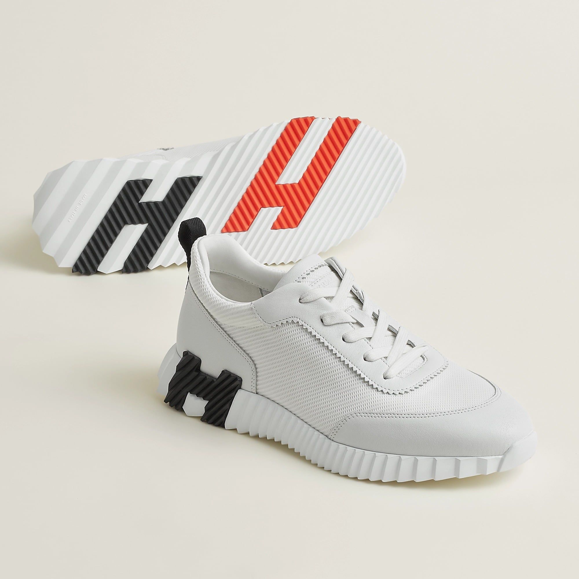  Giày Nam Hermes Bouncing Sneaker 'Blanc' 