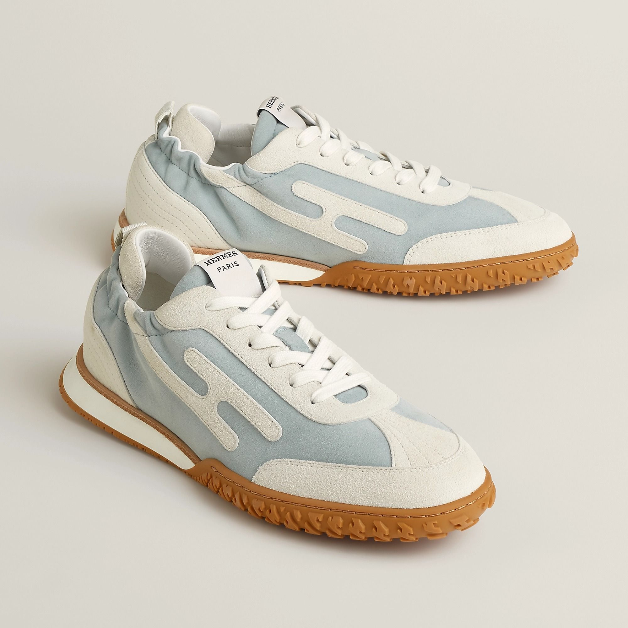  Giày Nam Hermes Jet Sneaker 'Gris Nuage' 