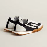  Giày Nam Hermes Jet Sneaker 'Noir Blanc' 