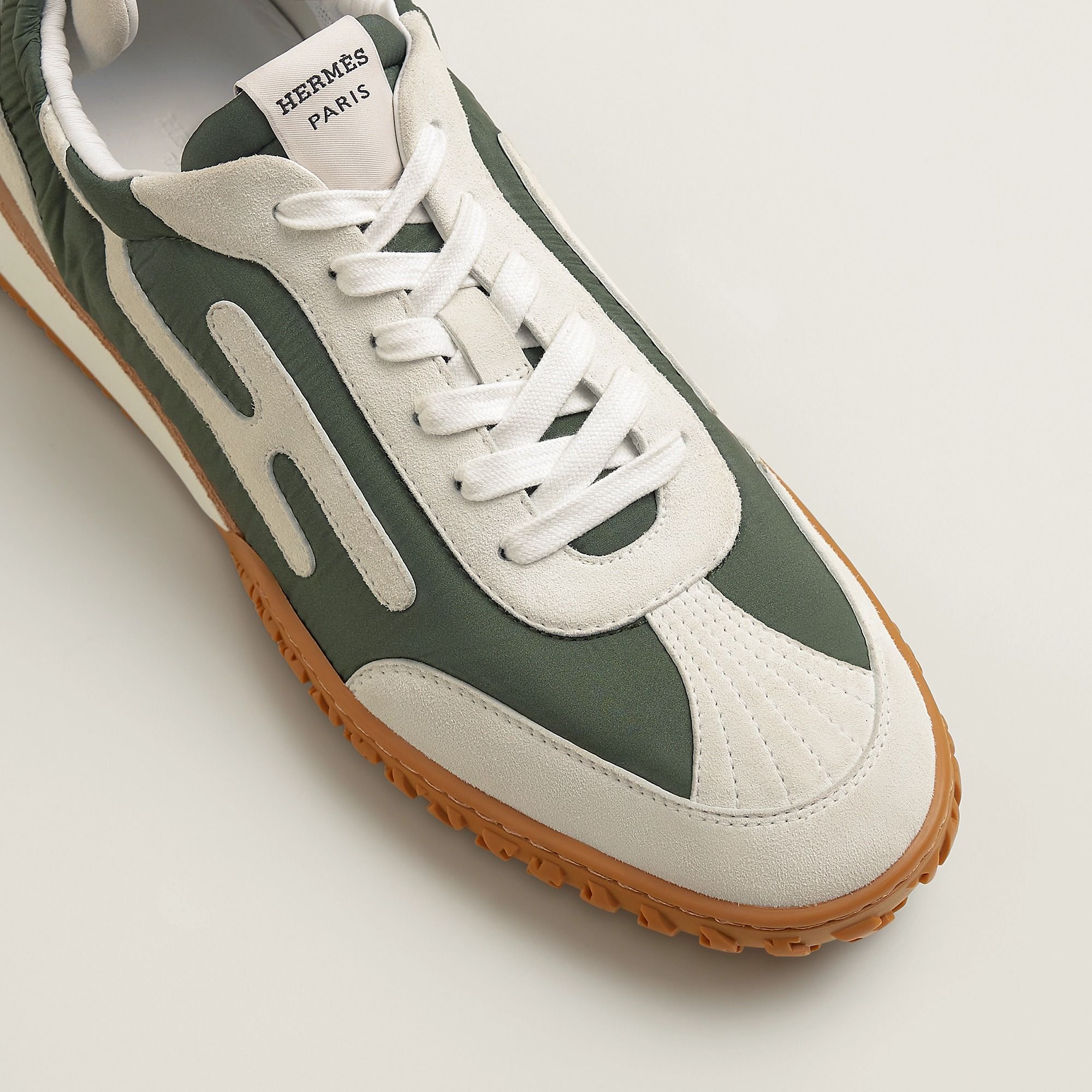  Giày Nam Hermes Jet Sneaker 'Vert Forêt' 