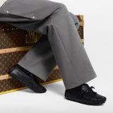  Giày Nam Louis Vuitton LV Driver Moccasin 'Black' 