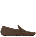  Giày Nam Louis Vuitton LV Driver Moccasins 'Brown' 