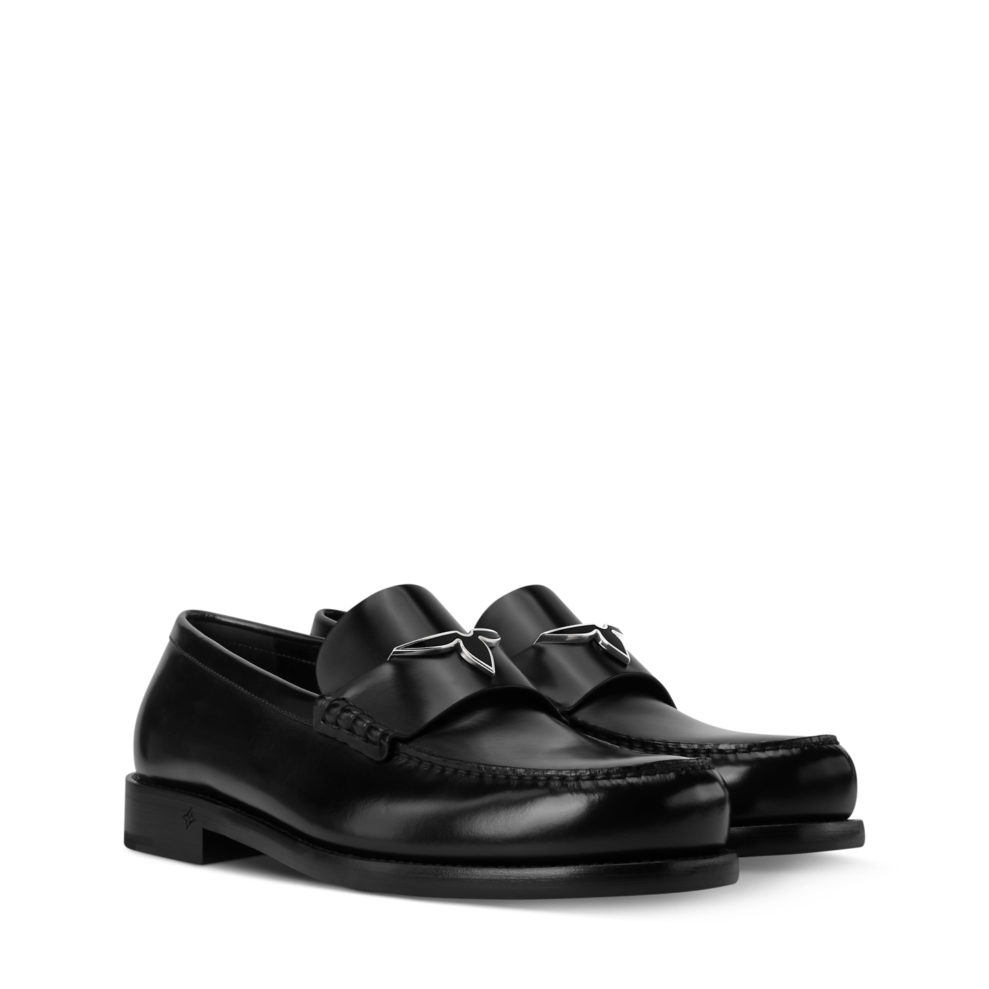  Giày Nam Louis Vuitton LV Oxford Loafers 'Black' 