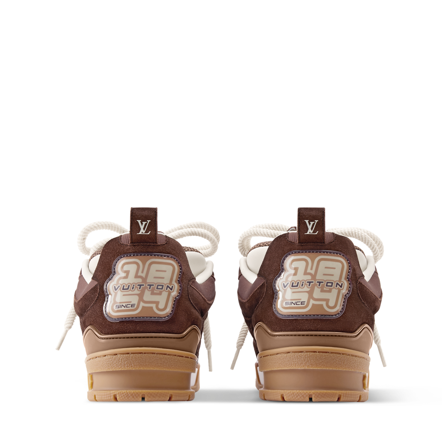  Giày Nam Louis Vuitton LV Skate Trainers 'Brown' 