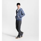  Giày Nam Louis Vuitton LV Tilted Trainers 'Blue' 