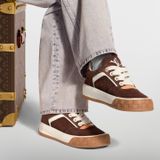  Giày Nam Louis Vuitton LV Tilted Trainers 'Brown' 