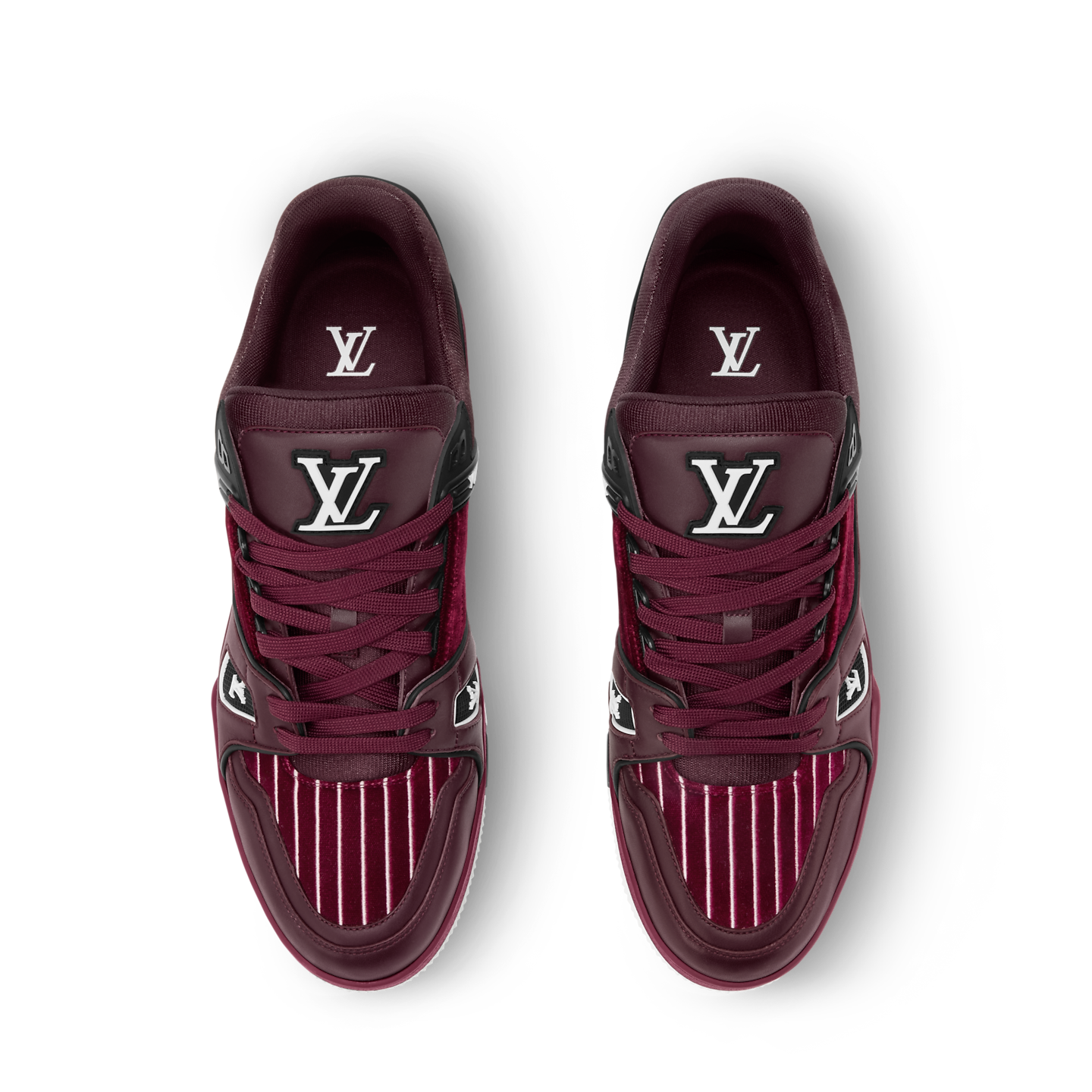  Giày Nam Louis Vuitton LV Trainer 'Bordeaux Red' 
