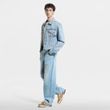  Giày Nam Louis Vuitton LV Trainer Sneaker 'Gold' 