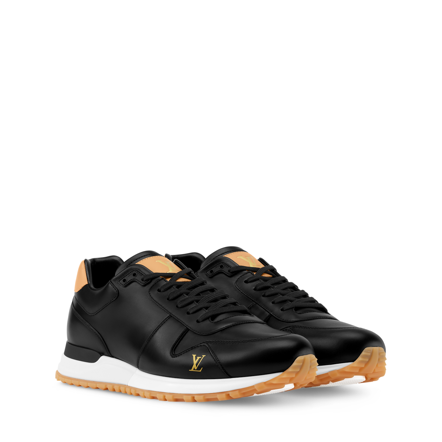 Giày Nam Louis Vuitton Run Away Trainers 'Black' 