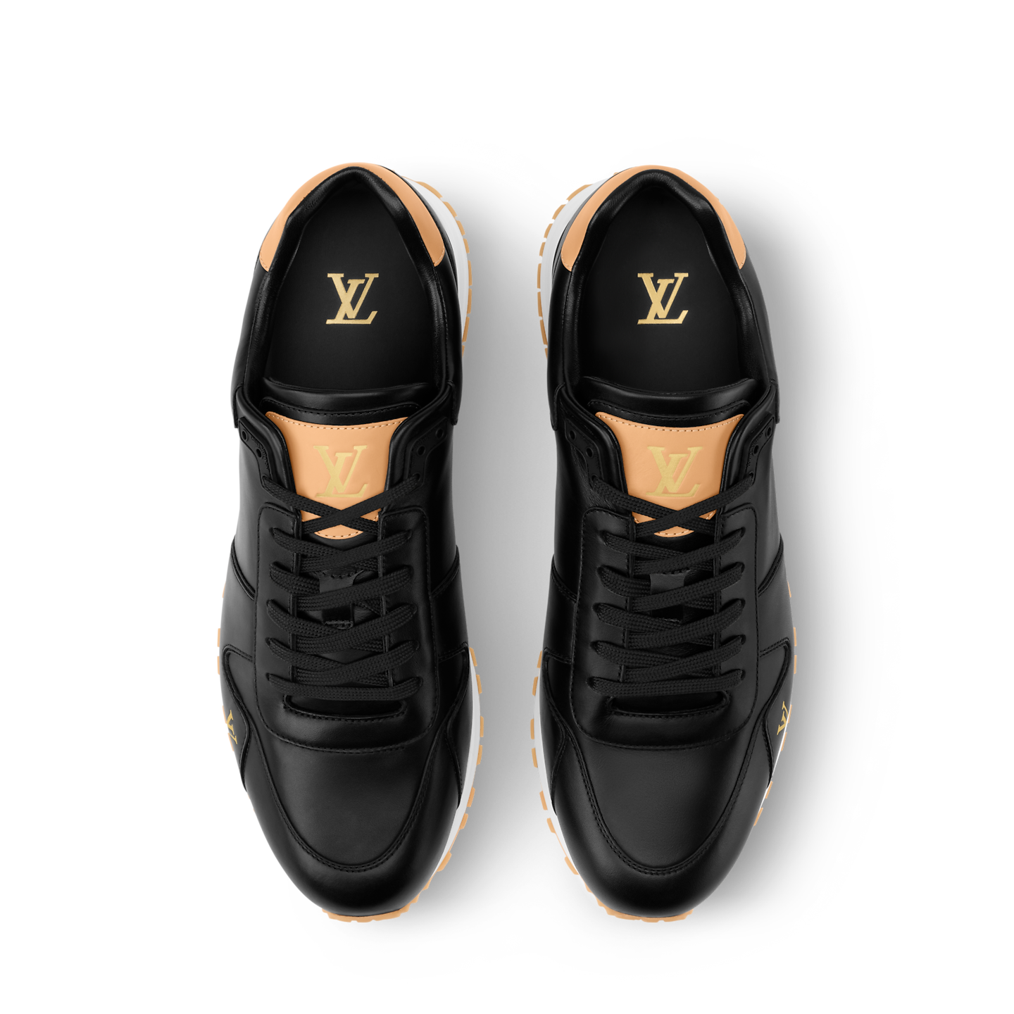  Giày Nam Louis Vuitton Run Away Trainers 'Black' 