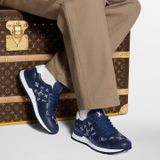  Giày Nam Louis Vuitton Run Away Trainers 'Blue' 