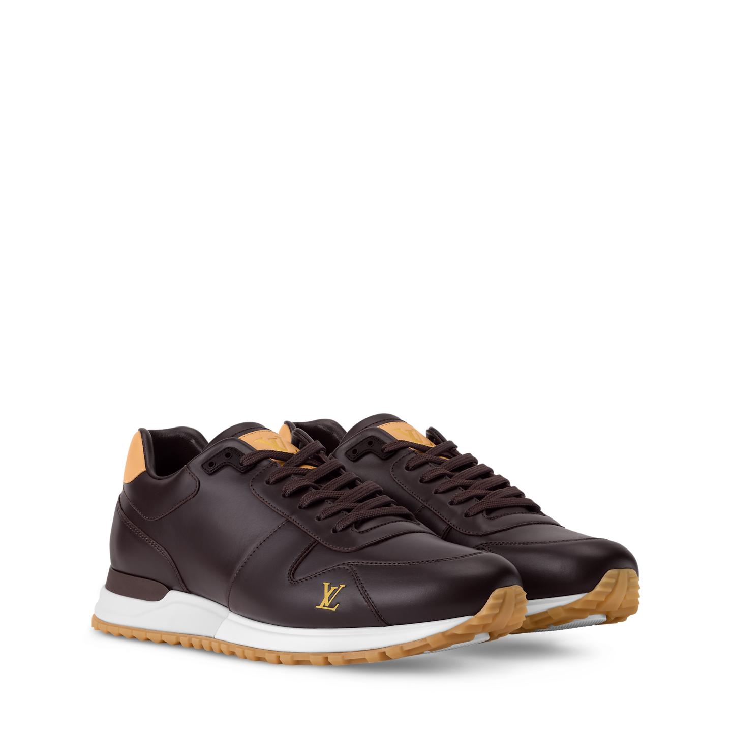  Giày Nam Louis Vuitton Run Away Trainers 'Brown' 