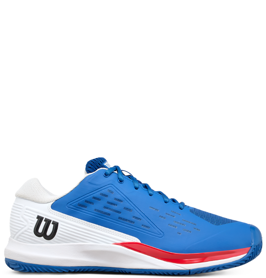  Giày Nam Wilson Rush Pro Ace Clay 'White Blue' 