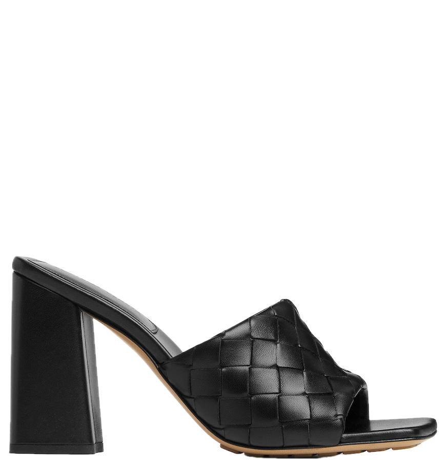  Giày Nữ Bottega Veneta Parco Mule 'Black' 