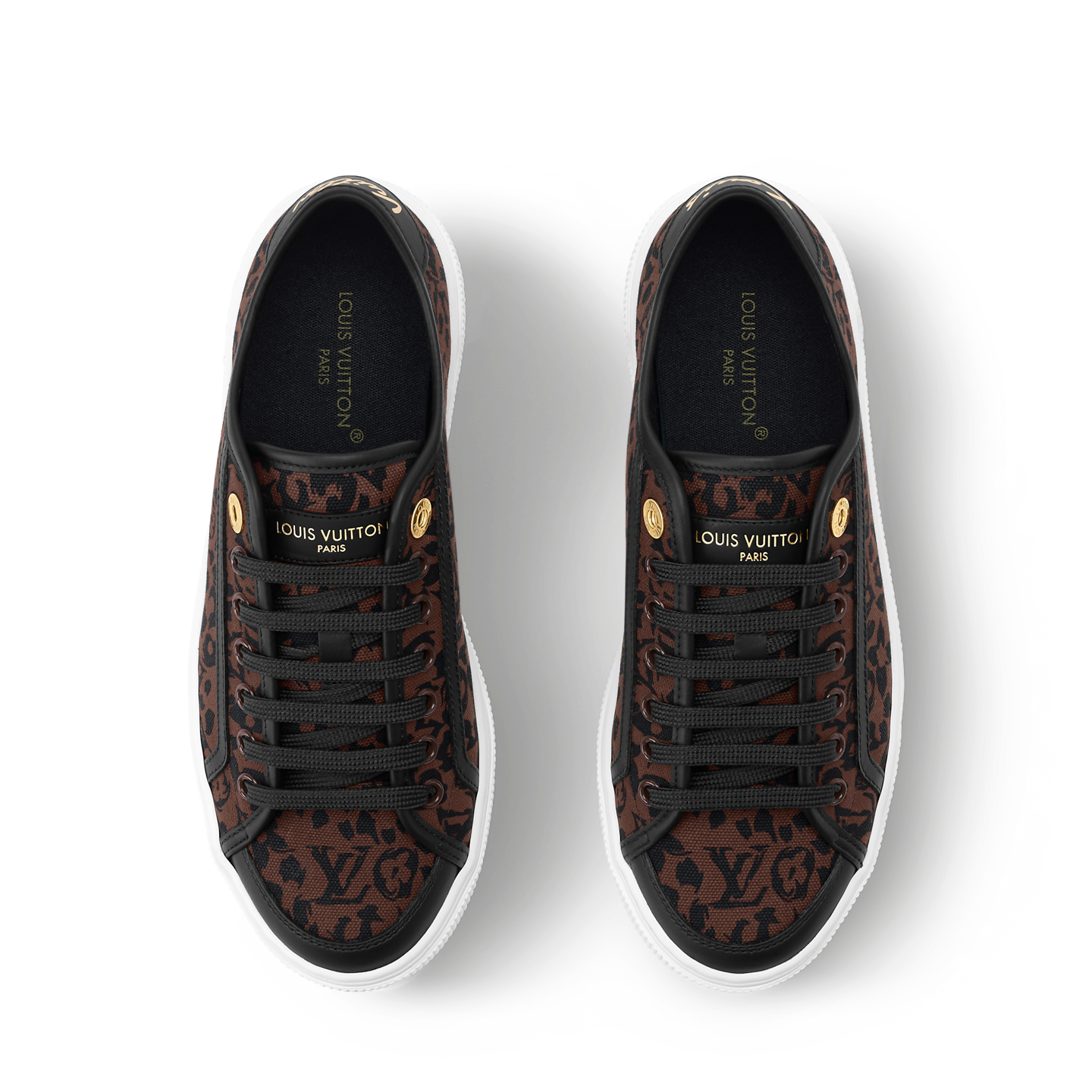  Giày Nữ Louis Vuitton LV Lagoon Trainers 'Brown' 