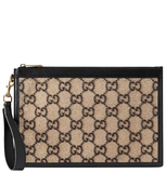  Túi Gucci GG Supreme Wool Pouch 'Beige' 