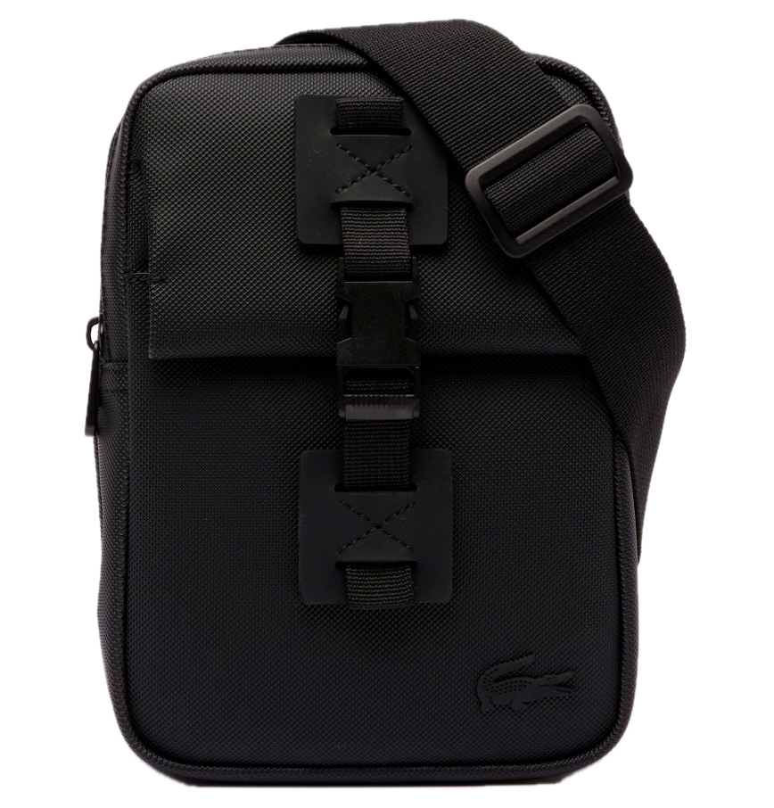  Túi Lacoste Naos Petit Piqué Satchel 'Black' 