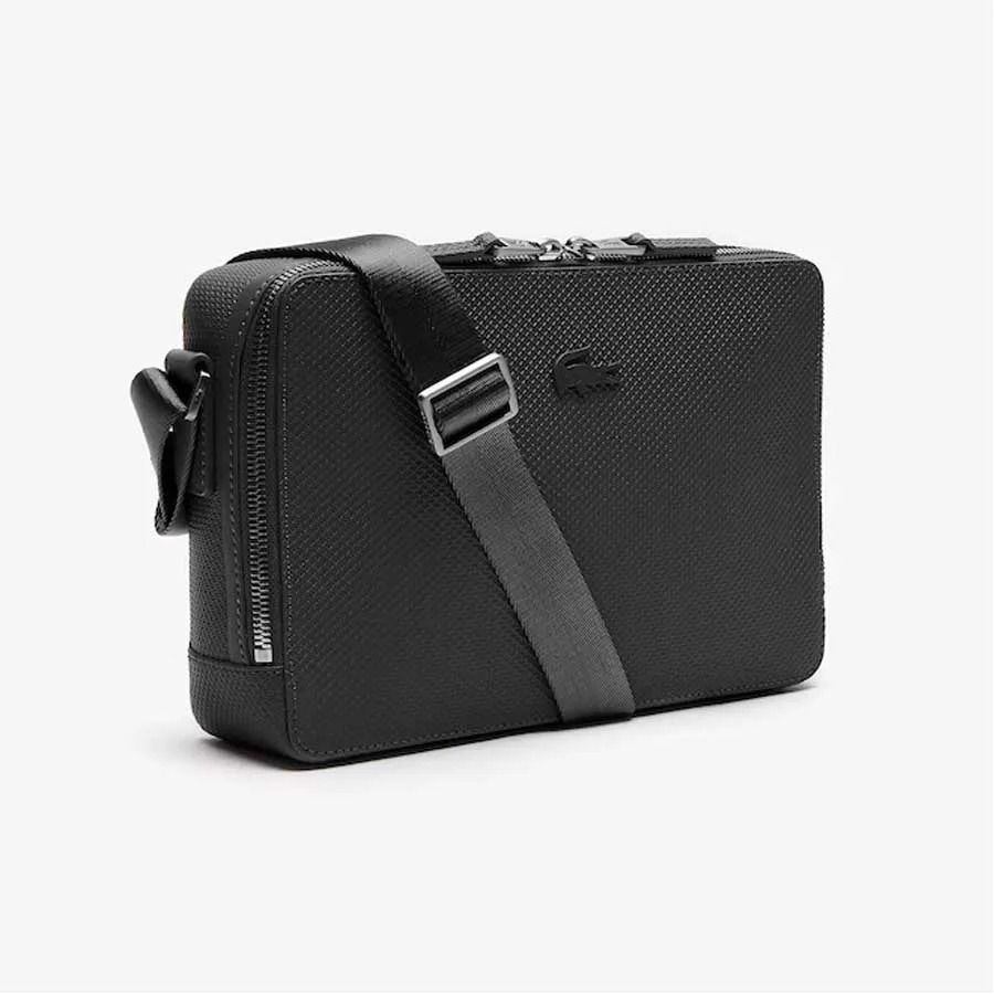  Túi Lacoste Zippered Crossbody Bag 'Black' 