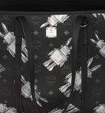  Túi MCM Toni Top Zip Shopper Bag 'Black' 