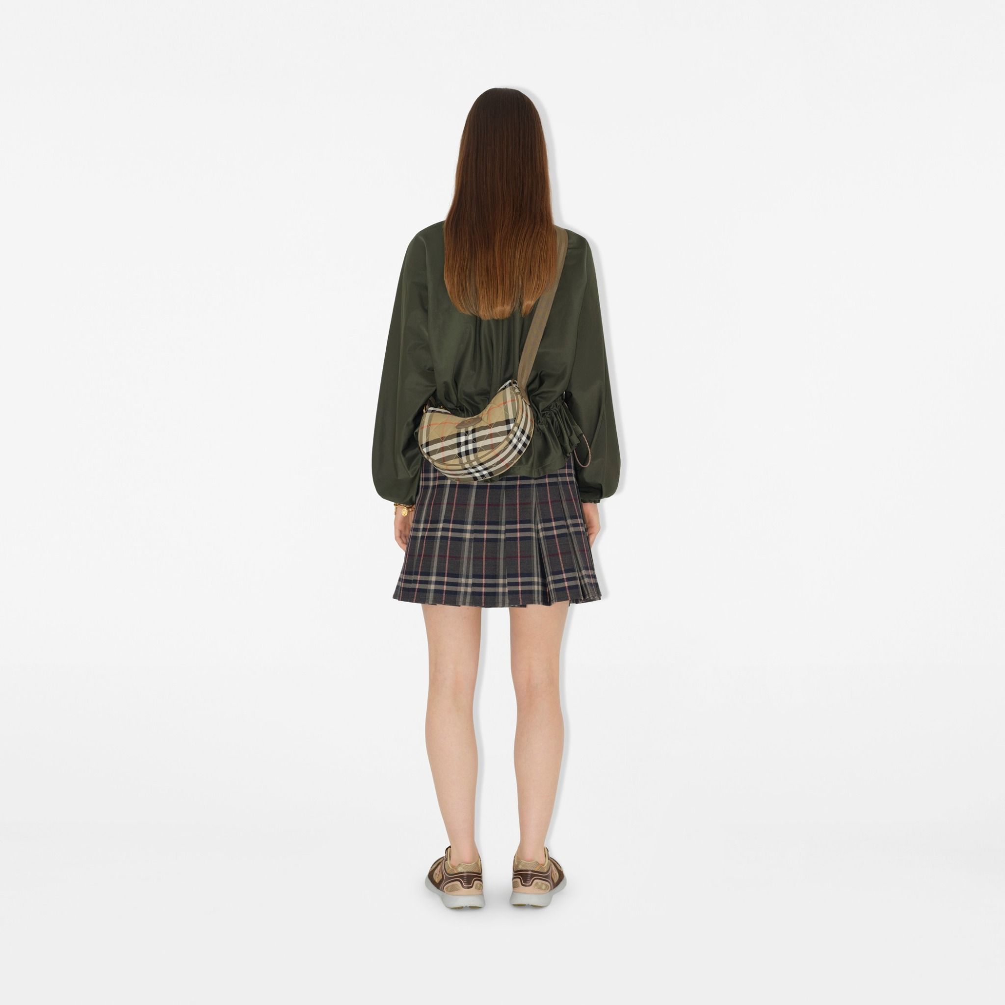  Túi Nữ Burberry Horseshoe Crossbody Bag 'Sand' 