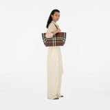  Túi Nữ Burberry Medium Check Tote 'Dark Brown' 
