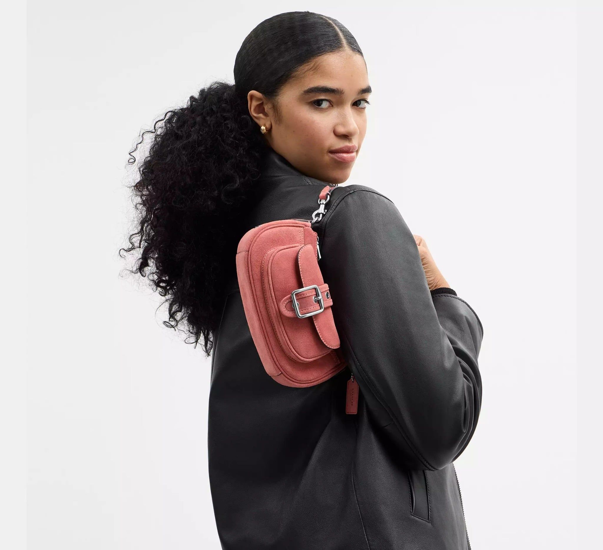  Túi Nữ Coach Ashton Mini Shoulder Bag 'Pink' 