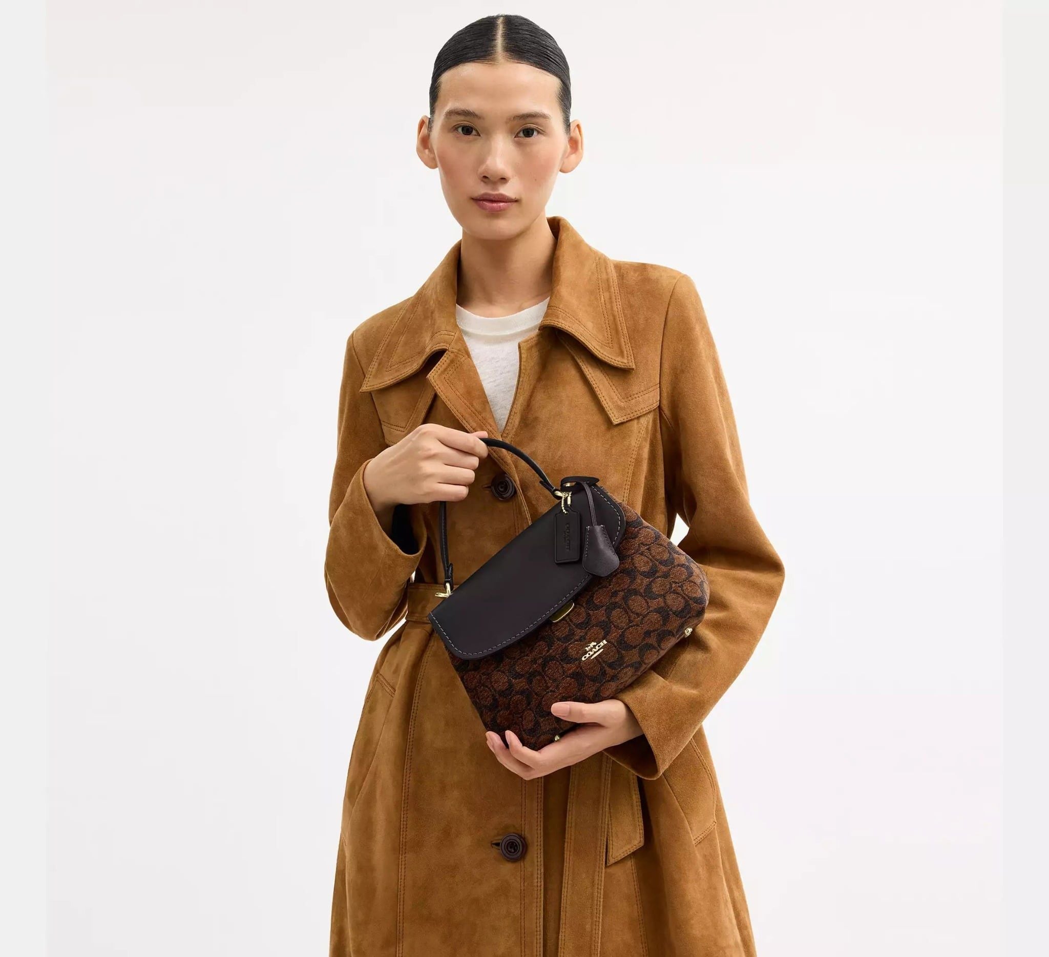  Túi Nữ Coach Emory Top Handle Bag 'Truffle' 