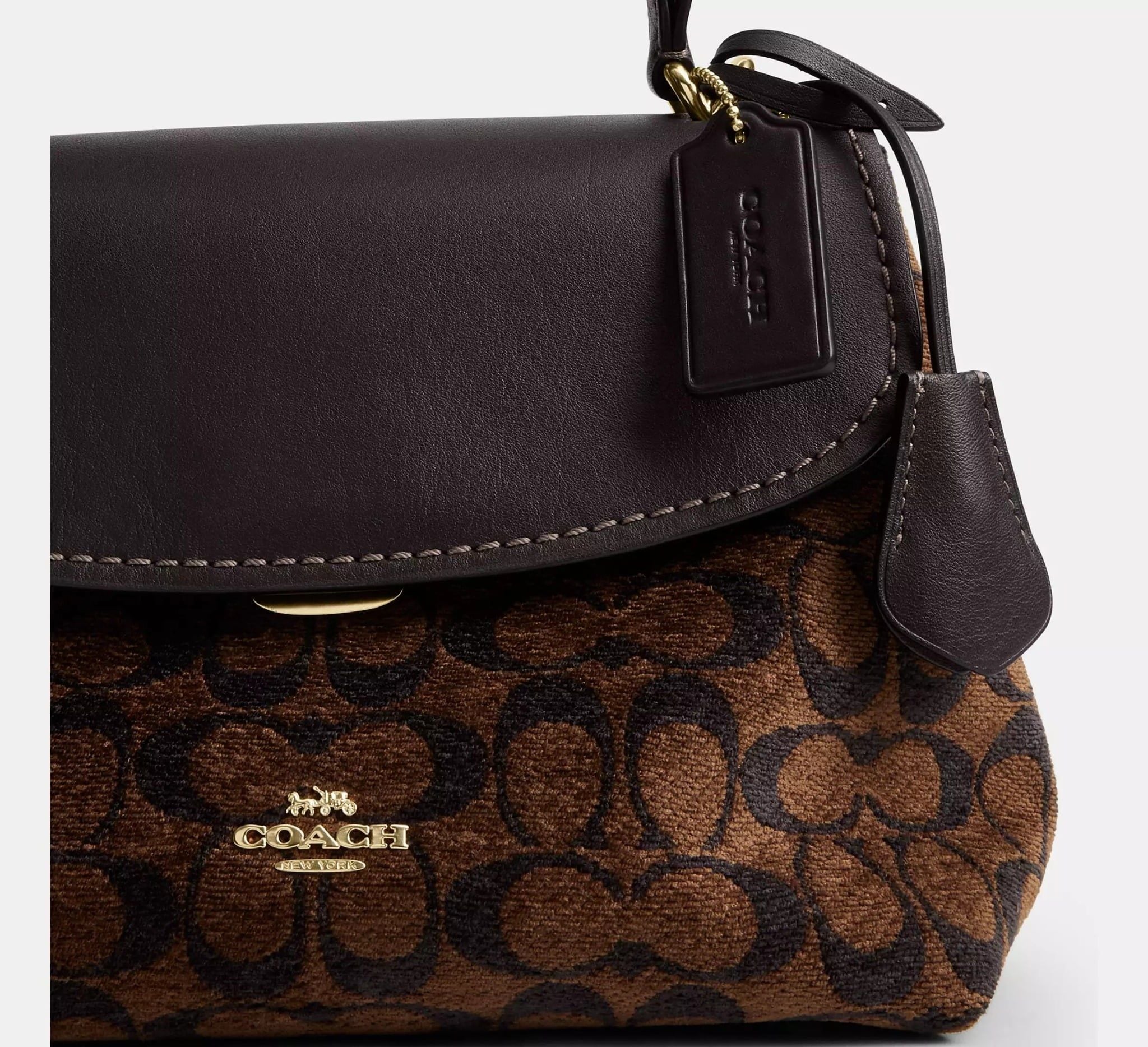  Túi Nữ Coach Emory Top Handle Bag 'Truffle' 