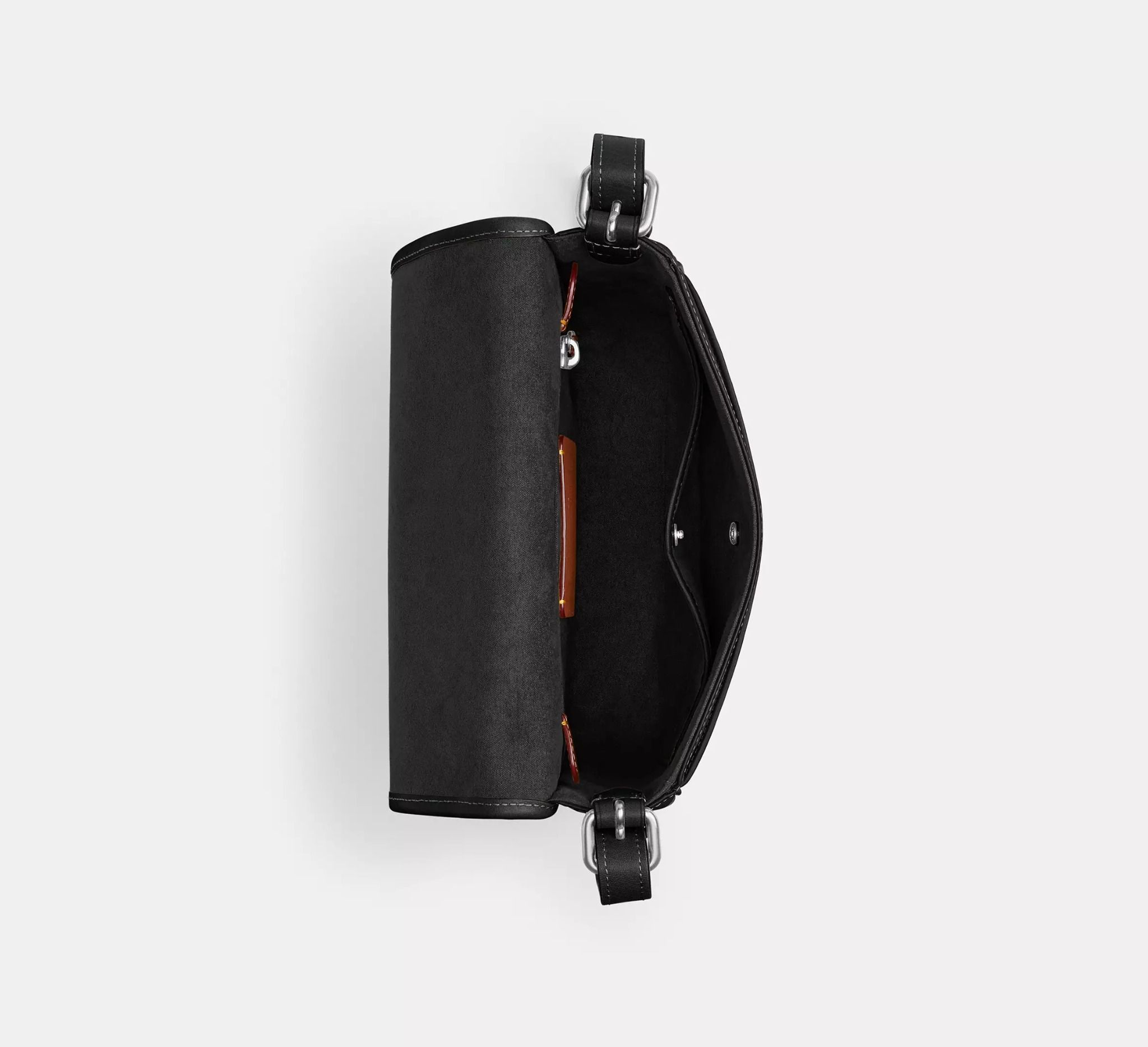 Túi Coach Hitch Flap Crossbody Bag 'Black' 