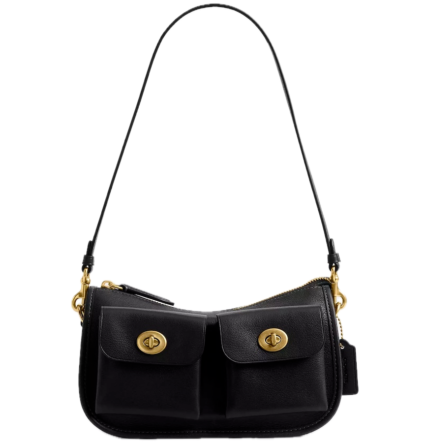  Túi Nữ Coach Twin Turnlock Waverly Bag 'Black' 