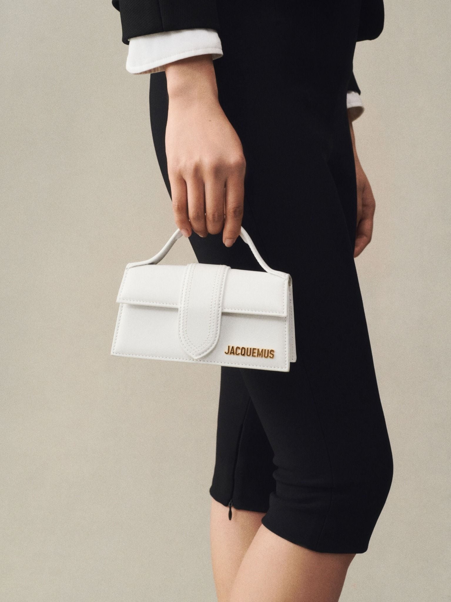 Túi Nữ Jacquemus The Bambino 'White' 