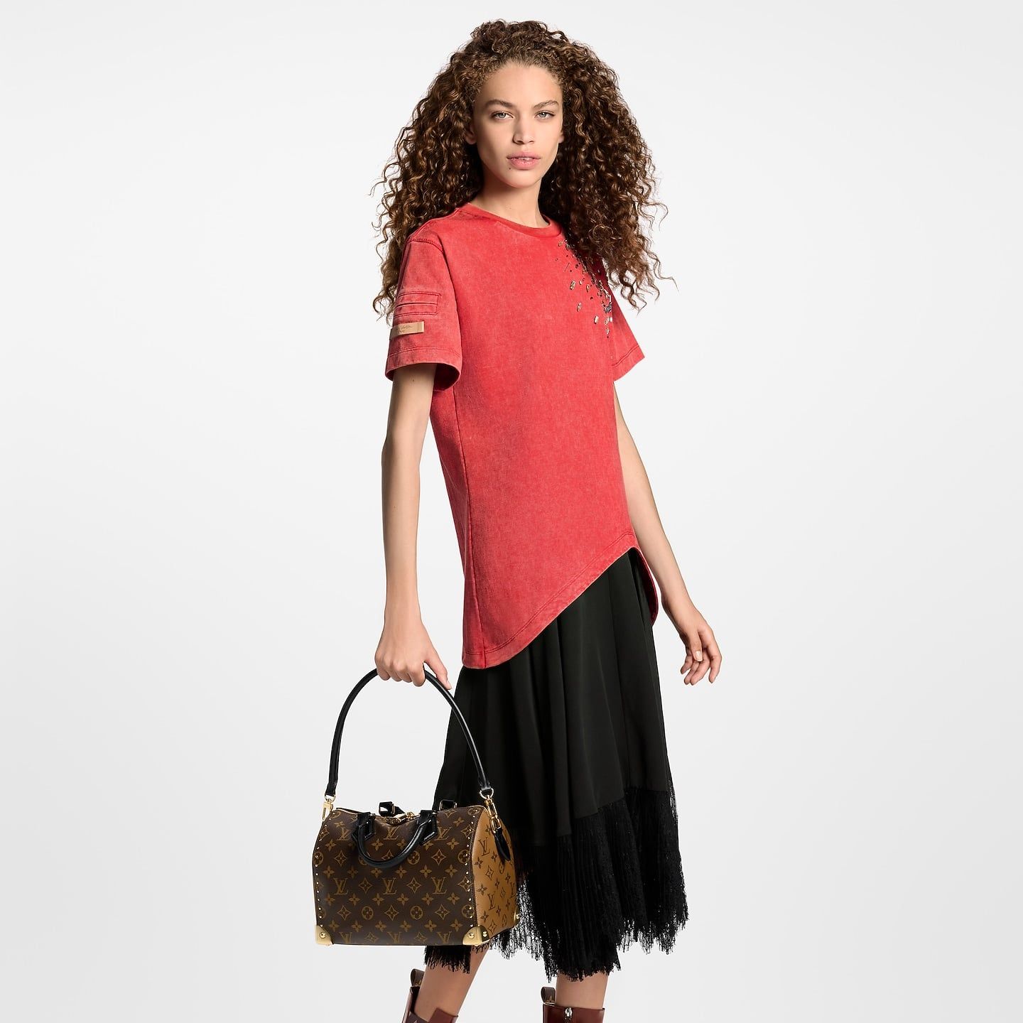  Túi Nữ Louis Vuitton Speedy 25 Trunk Bag 'Brown' 