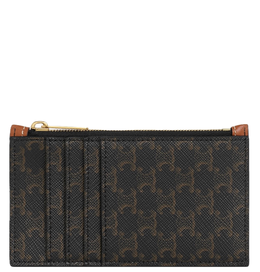  Ví Celine Zipped Compact Card Holder 'Tan' 