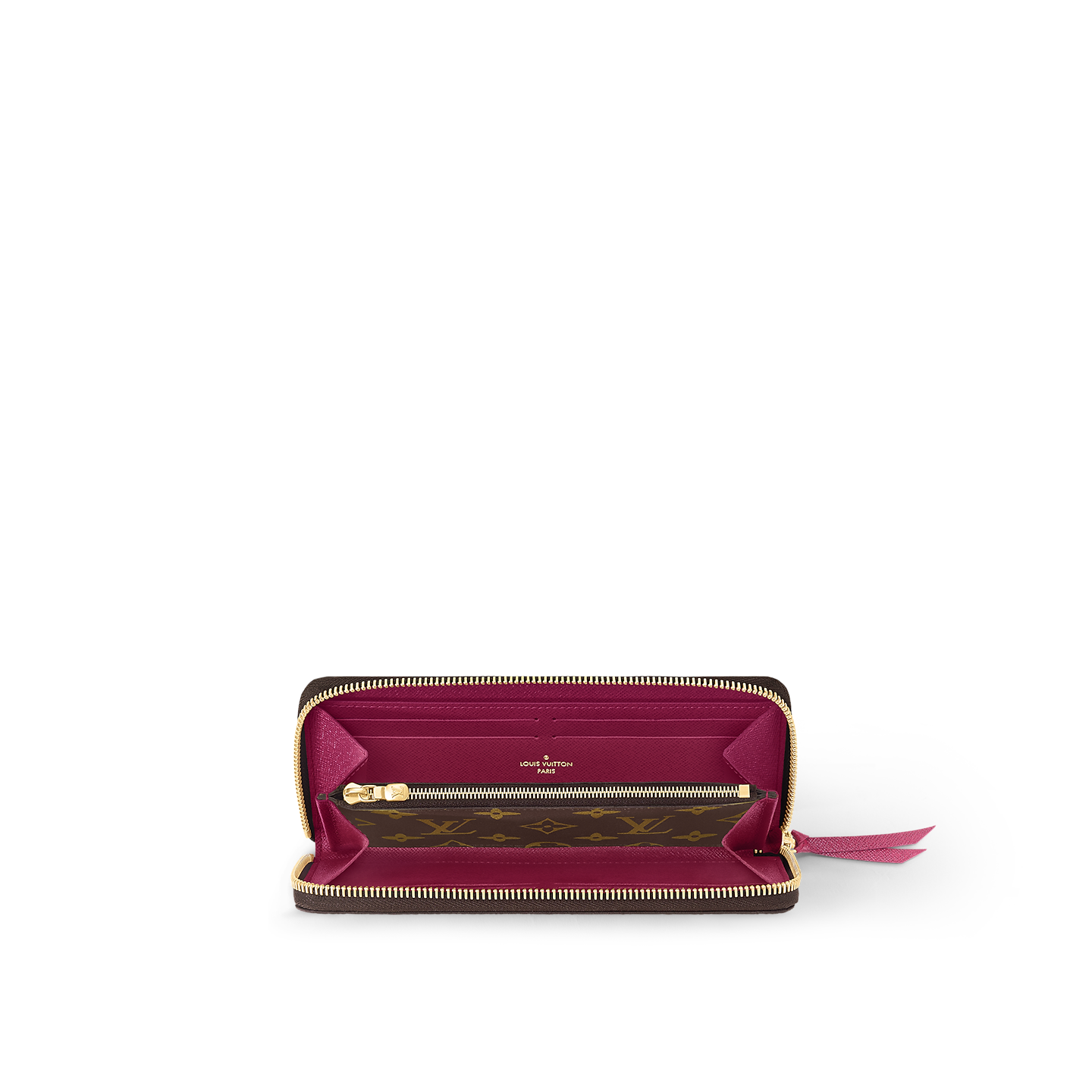  Ví Louis Vuitton Clémence Wallet 'Brown Fuchsia' 
