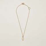  Vòng Cổ Nữ Hermes Mini Maillon 'Crème Gold' 