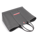  Túi Thom Browne Pebble Grain Medium Tote Bag 'Grey' 