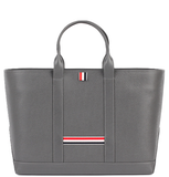  Túi Thom Browne Pebble Grain Medium Tote Bag 'Grey' 