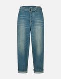  Quần Evisu Playful Seagull Print Pocket Loose 'Denim' 