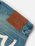  Quần Evisu Playful Seagull Print Pocket Loose 'Denim' 