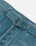  Quần Evisu Playful Seagull Print Pocket Loose 'Denim' 