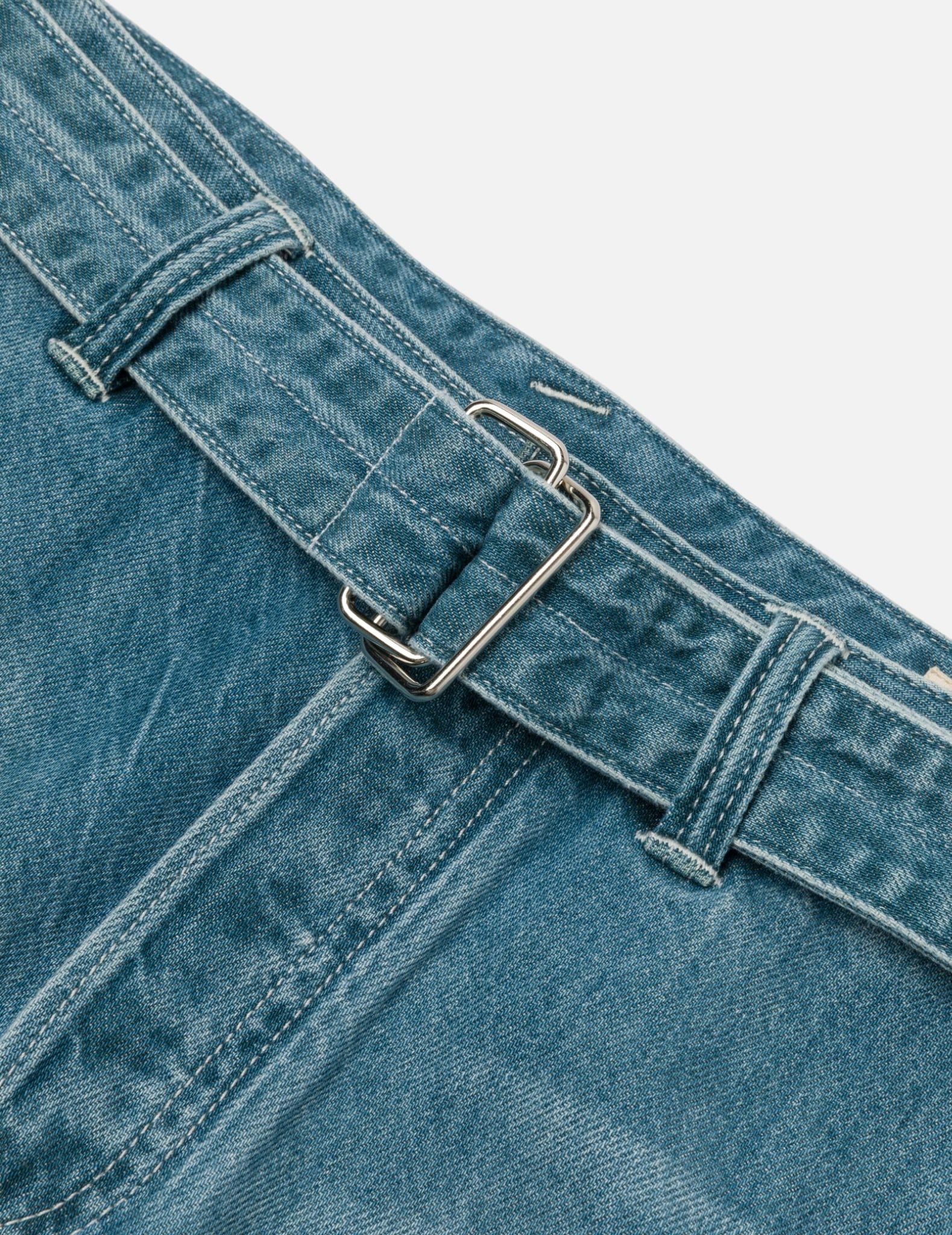  Quần Evisu Playful Seagull Print Pocket Loose 'Denim' 