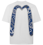  Áo Evisu Twisted Rope Daicock Anchor Print 'White' 