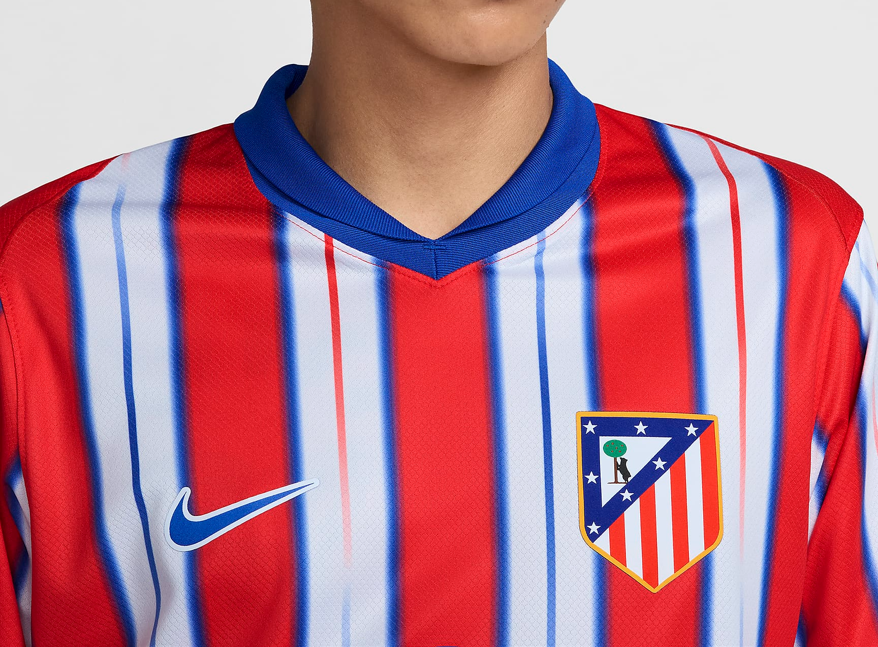  Áo Nike Atlético Madrid 24/25 Stadium Home 'White Red' 